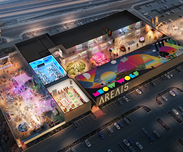 Aerial view of AREA15