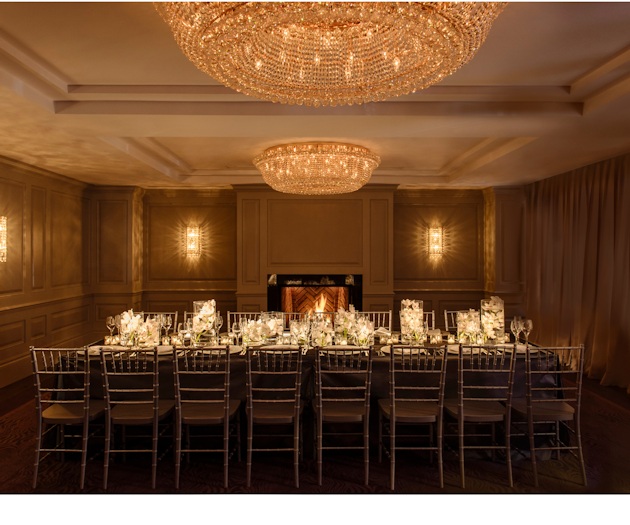 The Foxhall Set for an Elegant Dinner