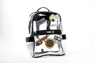 “We wanted to build on last year’s successes [with] personalized clear stadium bags, but we wanted to do them in a new, fresh way so we went with higher-end bags and added the D.I.Y. element with custom patches,” Arak explained.