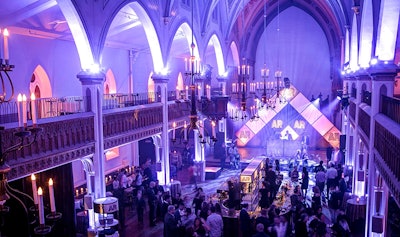 Lighting a historical venue and turning it into a modern event space