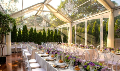 Even a family dinner can look stunning with the proper event design