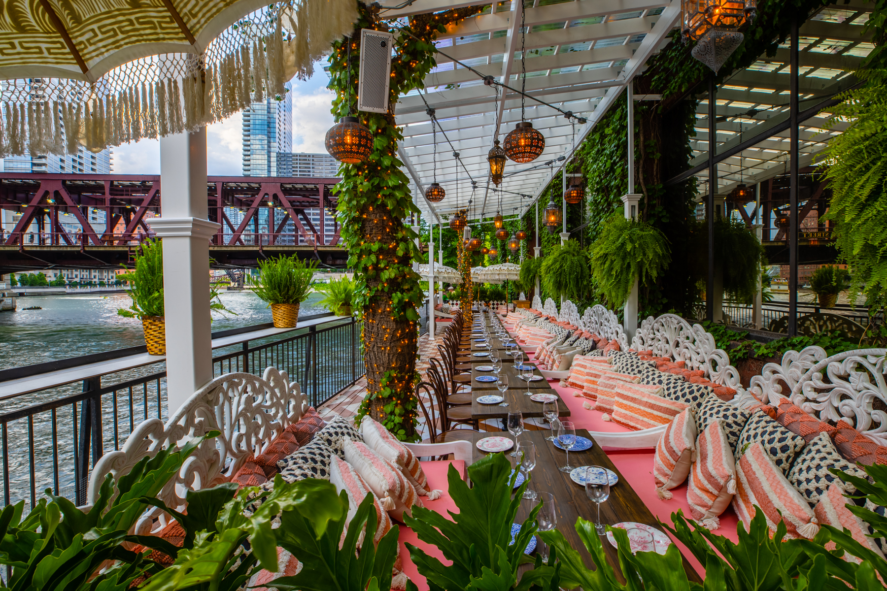 The riverfront at Beatnik on the River.