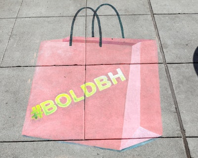 A variety of 3-D chalk art on the sidewalk also promoted Bold’s hashtag in 2018. See more: Case Study: How Beverly Hills Uses Live Events to Boost Tourism—and Rack Up 280 Million Social Impressions