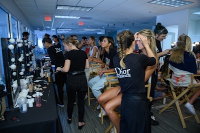 Green Room for Talent - Runway for Swim Week