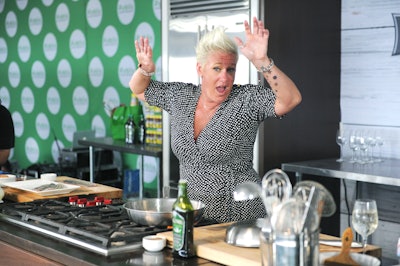 Chef Anne Burrell is among the Food Network talent returning to the South Beach Wine & Food Festival. She will host a dinner with chef Scott Conant at his Scarpetta restaurant as well as appear at the Grand Tasting Village.