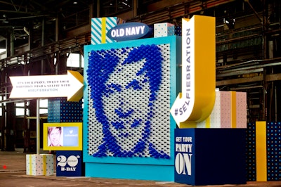For its 20th birthday in 2014, Old Navy held a “selfiebration” in New York, complete with a “balloon billboard.” Covered with 1,000 custom balloons, the 15-foot billboard was created by Deeplocal, which referred to the creation as a selfie machine. The marketing agency’s software grabbed images from Twitter that had the #sefliebration hashtag and rasterized the photos to display them on the billboard via inflated balloons. See more: Old Navy Celebrates 20th Birthday With 'Selfiebration' in Times Square