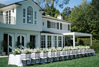 Aman hosted the press lunch at the Tower Estate, a private residence in Beverly Hills.