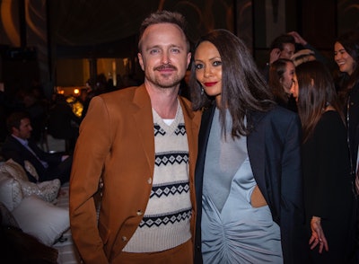 The event was attended by Westworld cast and crew, including Aaron Paul and Thandie Newton.