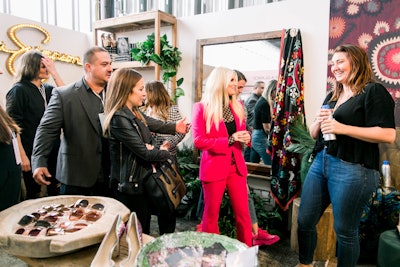 After her keynote, Jessica Simpson visited her on-site pop-up shop that showcased the Jessica Simpson Collection, which was available for purchase.