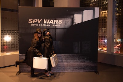 Guests posed with special agent props in front of a promotional backdrop. Episodes of the series, which premiered on March 22, air every Sunday at 8 p.m. on Smithsonian Channel.