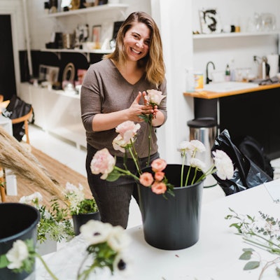 “For me, and a lot of people, flowers are not just pretty and ornamental,” Poppy’s CEO Cameron Hardesty (pictured) explains. 'They're an experience and a chance to flex your creativity.'