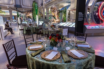 Dine with dinosaurs in the National Fossil Hall