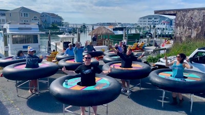 Revolution's Bumper Tables debuted at Fish Tales in Ocean City, Maryland.