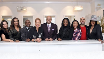 Founders of The Black Table, from left: Lauren Montgomery of Collective Rentals; Leslie Jones of Leslie Marie Events; William P. Miller of WP Miller Special Events; Tammy Dickerson of The Baker Group; Damon Haley of Exhilarate Experiential; Mena and Shantee Wright of Wright Productions; Todd Hawkins of The Todd Group; and Diann Valentine of Exhilarate Experiential