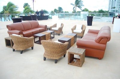 Havana, wood cubes and Pacific Club Chairs Grouping