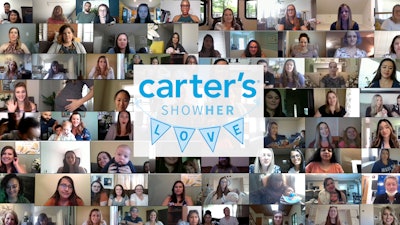 More than 120,000 moms and moms-to-be entered for a chance to attend the Carter's virtual baby shower. Ultimately, 100 women were chosen.