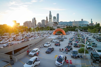 During the MLS is Back Tournament, Chicago Fire FC and Continental Tire hosted their “Drive-In Matchday” watch party on July 19.