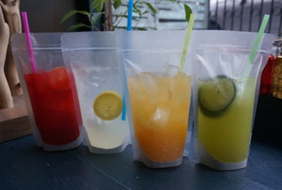 Individual Capri Sun-Inspired Drinks