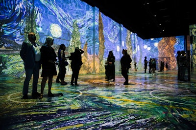 Toronto's Immersive van Gogh exhibition features 600,000 cubic feet of projection, showcasing 400 images from the painter’s iconic catalog.
