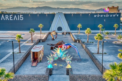 When it opens in Las Vegas in September, art and entertainment complex AREA15 will include Art Island, an open-air gallery of festival-style artwork.