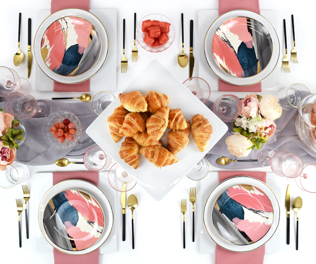Launched two months ago, Hestia Harlow calls itself the 'Rent the Runway of events.' The Washington, D.C.-based company creates stylish, ready-to-go tablescapes for micro-events. Customers pick a theme, add a centerpiece, and select a station, and then items are shipped directly to doorsteps along with how-to-host instructions and a return shipping label. Hestia Harlow offers settings for four or more people, and shipments come complete with table runners, chargers, plates, flatware, glassware, linens, and candles. The settings can also be customized with custom place cards, cocktail kits, gifts for attendees, and more.