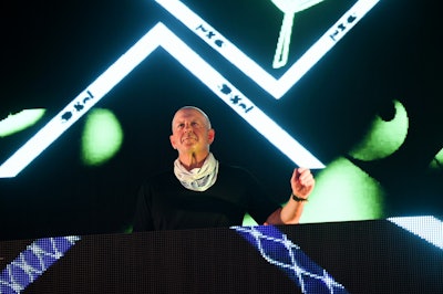 DJ D-Sol (also known as Goldman Sachs chief executive David Solomon) opened the night, which has also been a point of contention for critics.