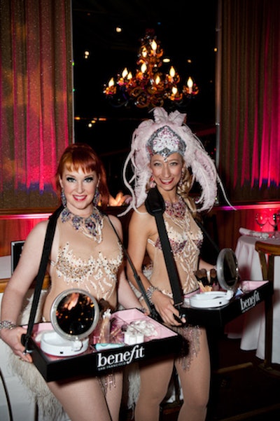 Entire Productions corporate event entertainment at Benefit Glamouriety in San Francisco.