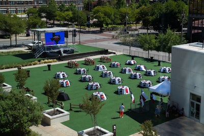 On July 29 at Omni Hotel, the Texas Events Coalition staged an 'Empty Event.'