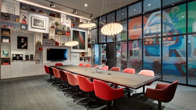 CitizenM Seattle South Lake Union opened on July 28. The 264-room, LEED Gold-certified hotel is located near Amazon's South Lake Union headquarters, and it is the first CitizenM property on the West Coast. The colorful venue, which features modern furniture, neon signage, and a comic book-inspired mural from Native American artist Jeffrey Veregge, offers four stylish meeting rooms, the largest of which holds 16. Each meeting room offers wireless connectivity, complimentary coffee and tea, natural daylight, and chalkboards or whiteboard walls. Also on site is CanteenM, a grab-and-go eatery open 24 hours a day.