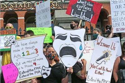 On July 21, the Boston Events Coalition rallied on the steps of the Massachusetts State House in Boston.