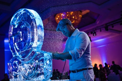 Entire Productions corporate event entertainment at Google Holiday party in San Francisco.