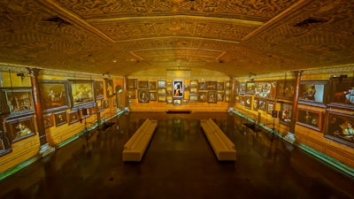 Custom 360 Museum created by United Projection at The Temple House.