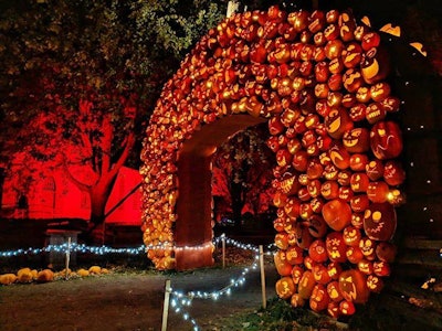 Upper Canada Village’s Pumpkinferno display returns to Morrisburg, Ont., from Sept. 25 to Oct. 31 with more than 7,000 pumpkins lit up throughout the historic site.