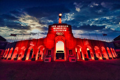 The Los Angeles Memorial Coliseum in Los Angeles
