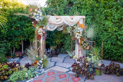 Masha Berenboym's Aug. 8 wedding included a small, in-person gathering in her mother’s backyard in Sherman Oaks, Calif.—plus a Zoom audience of more than 500 people around the world.
