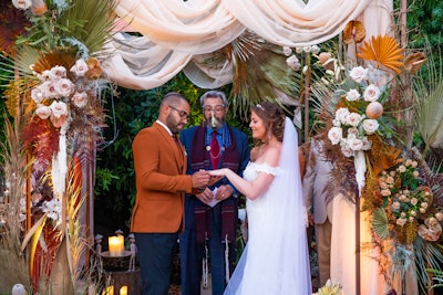 Berenboym described the virtual wedding as 'intimate yet global at the same time.' The small ceremony allowed the bride and groom to focus on each other, while also creating a unique and memorable experience for their friends and family.