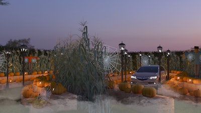 There will also be an interactive pumpkin patch. Guests will choose a pumpkin, which will later be sanitized and placed in each car's trunk.