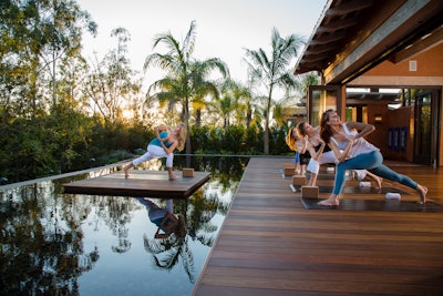 Hotels are getting creative with outdoor space during the pandemic. San Diego's Rancho Valencia Resort & Spa, for example, is hosting outdoor yoga and other fitness classes, plus open-air massages and reimagined al fresco dining.