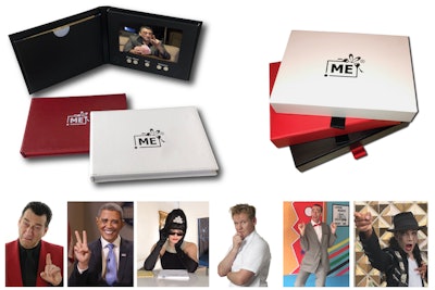 Gigeo® personalized videos invitations by celebrity impersonators.