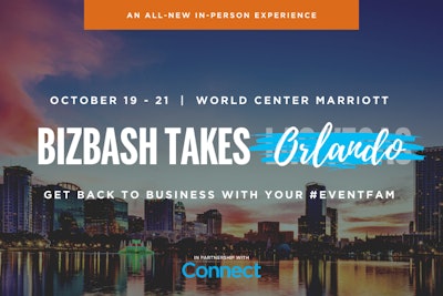 Come hang social distance-style with the BizBash team at BizBash Orlando, taking place Oct. 19-21 at World Center Marriott.