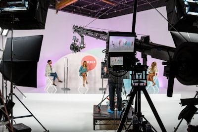 The Byrdie Beauty Lab was produced by Stoelt Productions at Goya Studios in Los Angeles.