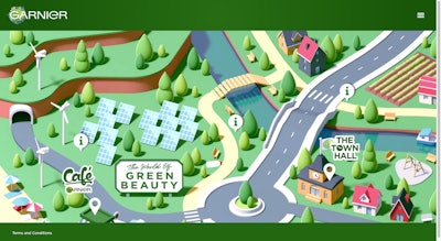 The World of Garnier Green Beauty serves as a “virtual press trip” where about 1,000 editors from around the world are able to join presentations, access assets for 2021 launches, and learn about the brand’s renewed sustainability commitments.
