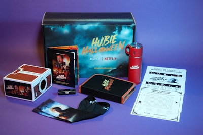 To generate more buzz, Netflix and NVE mailed screener kits to influencers that were filled with on-theme items like a smartphone protector, branded socks, a replica of Hubie's thermos, a flashlight, and candy. Influencers were encouraged to direct their followers to an interactive microsite inspired by the film.