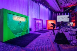 The RAMMY Awards Gala, which honors Washington, D.C.'s restaurant and foodservice community, was filmed and broadcast virtually on Sept. 20. A colorful set reflected the event's diversity-focused 'Colors of the Craft' theme. Presenters and winners stood six feet apart, and multiples cameras were used. “By using a few different camera shots you can keep presenters safely apart but produce segments that do not look awkward,” says event producer Roger Whyte.