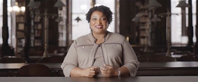 All In: The Fight For Democracy examines the issue of voter suppression in the U.S., with help from Stacey Abrams, the former minority leader of the Georgia House of Representatives.