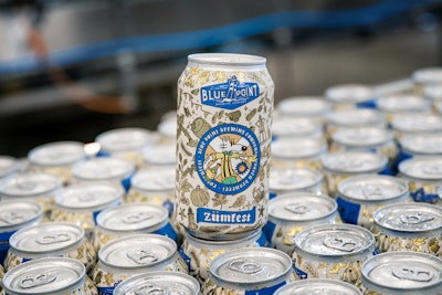 Artist Steven Harrington designed the artwork on Blue Point Brewing Company's new Zümfest beer. Zümfest is also the name of the brand's virtual Oktoberfest celebration.