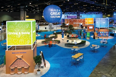 Sixteen activation areas on the expo floor centered around inclusivity and diversity, including one highlighting Workday’s Opportunity Onramps initiative that brings young people from underserved communities into the workplace.