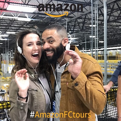 Long-term marketing activation at Amazon Fulfillment Centers worldwide with Selfie Station