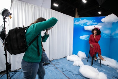 Six sponsored studios allowed attendees to test out new photography equipment in a more controlled area, rather than in a busy booth.