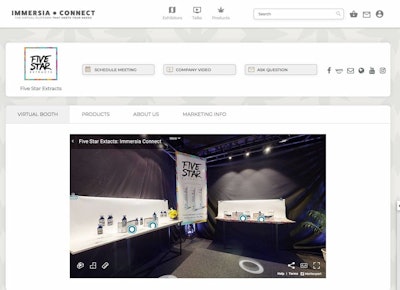 Immersia Connect was powered by software from Matterport, a spatial data company that turned the trade show floor into an immersive experience.